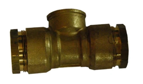 Huot BSN té bicône avec filetage femelle 90° FFF 4/4 x 4/4 F x 4/4