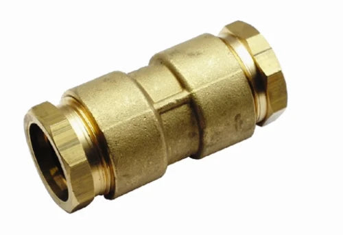 Huot BSN laiton raccord bicône droit FF 4/4 x 4/4