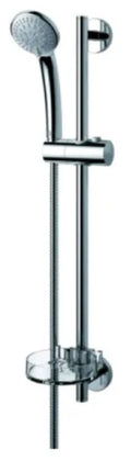 IDEAL STANDARD IdealRain Barre de douche 600 mm avec douchette Ø 80 mm avec 3 fonctions  chromé