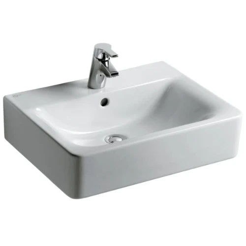 Ideal Standard Connect lavabo 550 x 460 mm - blanc - avec trou de robinet - avec trop-plein