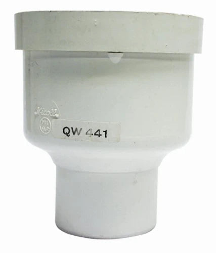 Nicoll QW manchon de raccordement wc 107 x 110 mm - blanc