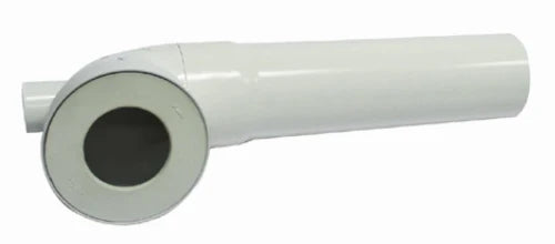 Nicoll WH coude de raccordement wc avec jonction 90 x 40 mm - blanc