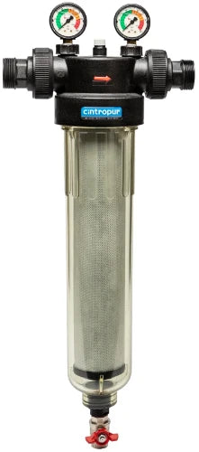 Cintropur NW400 filtre à eau 6/4 x 6/4 - 25 microns - débit 12000 l/h - avec manomètres