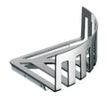 Emco System 2 panier d'angle fixation murale invisible mesure de coin 180 mm - chromé