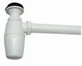 Viega PP siphon bouteille avec crépine 5/4 x 32 mm - blanc synthétique
