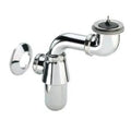 Viega chromé siphon bouteille avec crépine 5/4 x 32 mm - gain de place - sans tube mural - chromé