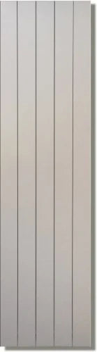 VASCO Zaros V100 dekor rad alu verticaal MM H2000xB0600 2536W S600 Structuur wit