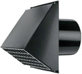 Vasco Ventilatie geveldoorvoer 160-125mm zwart