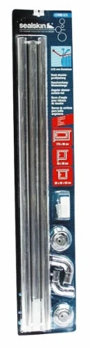 Sealskin combi barre de douche 28mm 900 x 900 - 800 x 1700 mm