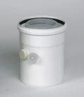 Ubbink Rolux pièce raccordement avec 2 pris. 100/150 avec/PP