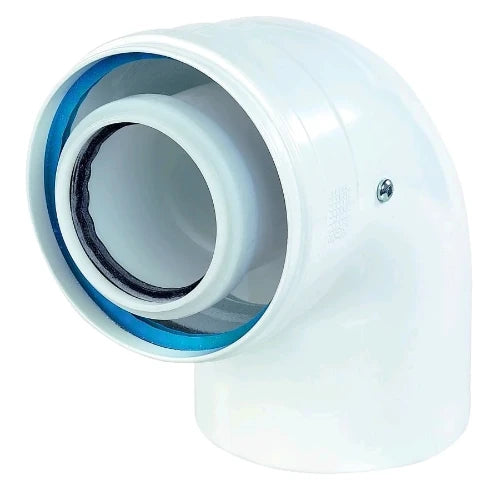 COURBE CONCENTRIQUE UBBINK ROLUX 60 X 100 aluminium/blanc pp 90degr