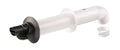 Ubbink Rolux 5H concentrique PP/acier passage mural 80/125 mm - noir - avec coude