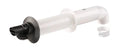 Ubbink Rolux 5H concentrique PP/acier passage mural 60/100 mm - noir - avec coude