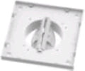 Renson Healthbox 3.0 base pour grille réglable 80 mm - 134 x 134 mm - blanc
