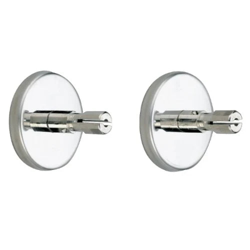 ROSACE PAIRE DELABIE 16 MM inox invisible confirmations