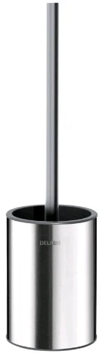 PORTE BROSSE WC DELABIE 125 MM - 90 MM satiné inox mural sans couvercle