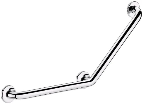 Delabie barre à 135° 3 points fix 400x400 - dia 32mm inox poli brillant