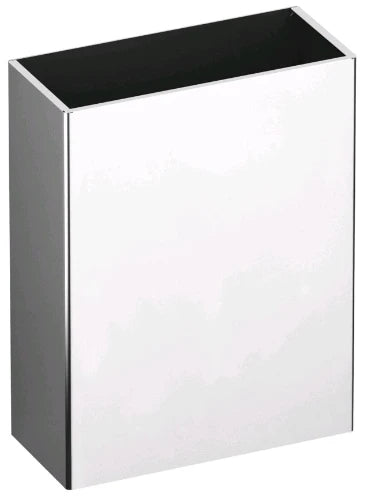 POUBELLE MURALE DELABIE 155 - 355 o 460 ! polie miroir rvs 304 mural sans couvercle