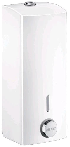 DELABIE verdeler vloeibare zeep 1 liter geepoxeerd 89x104x252 mm wit