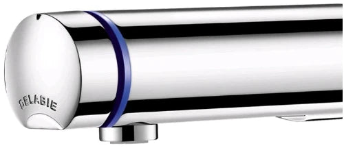 DELABIE Tempomix 3 zelfsluitende muurmengkr sprong 110mm ingeb toevoer 1/2" chroom