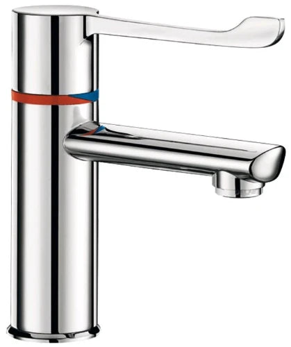 MELANGEUR DE LAVABO THERMOSTATIQUE DELABIE SECURITHERM 120 - 85 ! sans tirette ni vidage