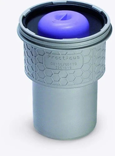 Kessel Practicus PP siphon de sol 50 mm - verticale - garde d'eau 50mm - 1,8 l/sec