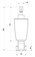 SFA Sanibroyeur Saniplus broyeur pour wc - hauteur d'évacuation de 4m avec 3 raccordements extras