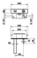 POMME DE DOUCHE GROHE RELEXA 85 MM ! 1/2 X 48 MM chromé avec rotule