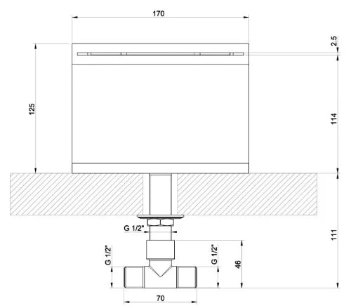 Grohe Relaxa Plus pommeau de douche 1/2 X 85 MM chromé