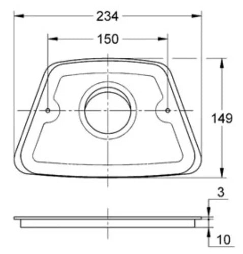 Grohe WSS joint pour réservoir 37776sh pour sphinx porcelaine