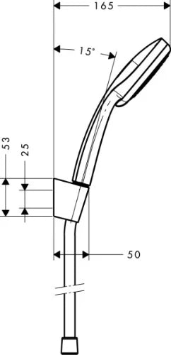 Hansgrohe Croma 100 Vario set douchette - chromé