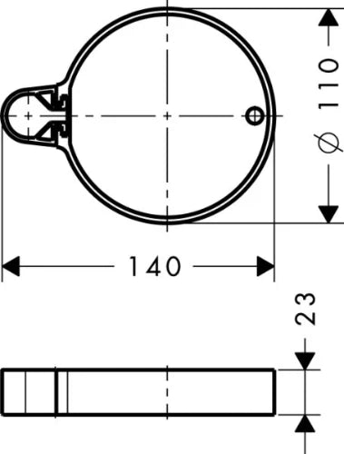 Hansgrohe Casetta C porte-savon - chromé