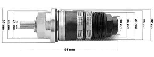 Hansgrohe WSS élément thermostatique