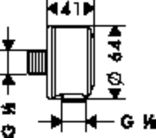 Axor Montreux coude de raccordement1/2 MM Fixfit chromé