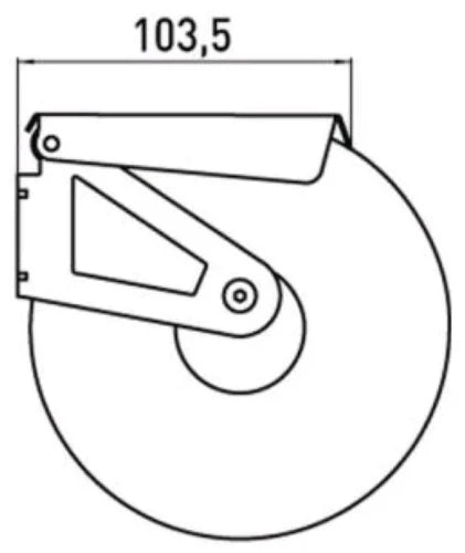 Emco Polo porte-rouleau avec couvercle - chromé