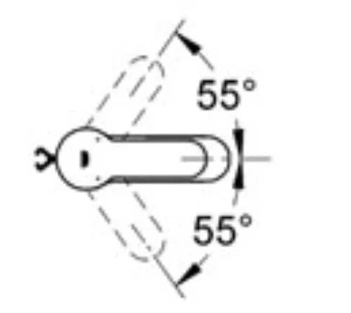 Grohe Eurostyle Cosmopolitan mitigeur lavabo - écojoy - chromé - avec chainette