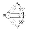 Grohe Eurostyle Cosmopolitan mitigeur lavabo - écojoy - chromé - avec chainette