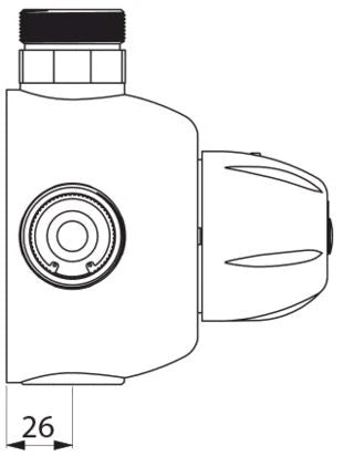 Delabie PREMIX thermostat 5/4 débit 140l/min