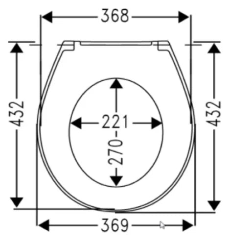 Ideal Standard Connect slim abattant - blanc - softclose - easy takeoff