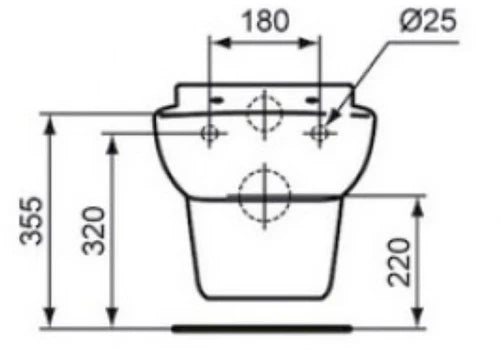 Ideal Standard Contour 21 cuvette pour enfant suspendue Rimless sans bride - blanc - L360xD535 mm