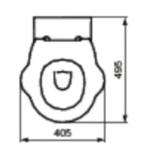 Ideal Standard Contour 21 abattant sans couvercle avec poignée - blanc - pour cuvette enfants
