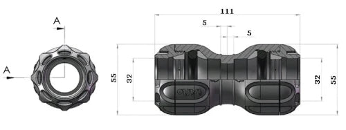 Eupen Sprint GAS manchon FF 32 x 32 mm