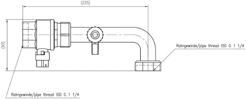REFLEX kit AG, aansluitset 5/4"