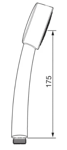 Hansa HansaBasicjet douchette 70 mm chromé 1jet