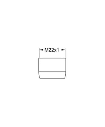 Grohe brise-jet M22 X 1 chromé silencieux - pour bec