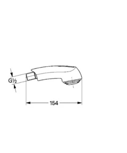 Grohe WSS douchette chromé pour Zedra - Europlus