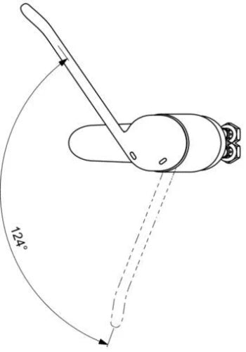 IDEAL STANDARD Ceraplus Mitigeur lavabo (fermeture sur l'eau froide) sans vidage (levier 180 mm)  chromé