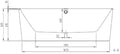 V&B Oberon 2.0 Back-to-wall bad 1800 x 800 mm Stone White