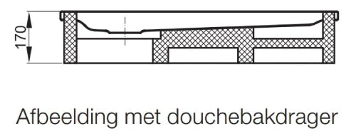 Bette receveur de douche acier émaillé 900 x 900 x 65 mm - blanc
