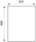 POUBELLE MURALE DELABIE 155 - 355 o 460 ! polie miroir rvs 304 mural sans couvercle